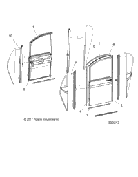 Body, Front Door, Full, Seals L19g2/4/6/Elxd