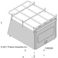 Body, Long Box W/Ladder Rack L19g2d
