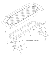 Body, Footrest, Rear L11aa08pa/Pb/Pc