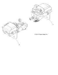 Brakes, Caliper, Rear