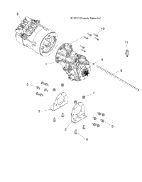Drive Train, Motor And Gearcase Mounting
