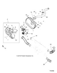 Drive Train, Clutch Cover And Ducting