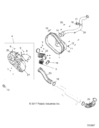 Drive Train, Clutch Cover And Ducting R19rge99a2/Ear/Ebr/Uaf/Ubf/Uam/Ubm/Ua9/Ub9/Ual/Ubl/Kak/Kbk