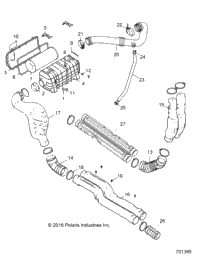 Engine, Air Intake System R19rhe99ad/Bd/Ld/Kak/Bk
