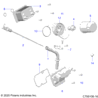 Engine, Dipstick And Oil Filter