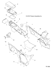 Body, Center Console, Front