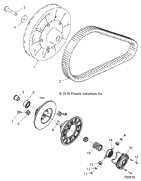 Drive Train, Secondary Clutch
