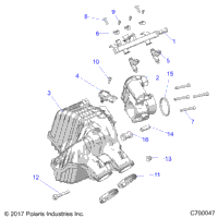 Engine, Air Intake Manifold R19rge99a2/Ear/Ebr/Uaf/Ubf/Uam/Ubm/Ua9/Ub9/Ual/Ubl/Kak/Kbk