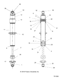 Suspension, Rear Shock Internals