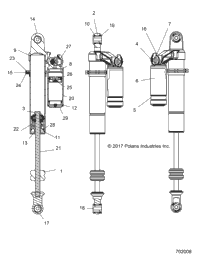 Suspension, Rear Shock Internals