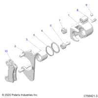 Brakes, Rear Caliper G24gxp99