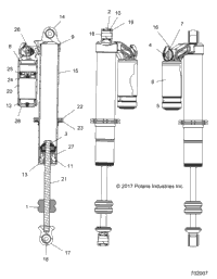 Suspension, Front Shock Internals R19rhe99ad/Bd/Ld/Kak/Bk