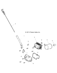 Engine, Dipstick And Oil Filter