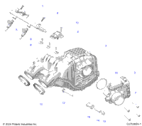 Engine, Air Intake Manifold, Throttle Body, Fuel Rail