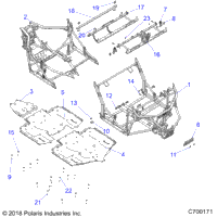 Chassis, Main Frame And Skid Plates R19rhe99ad/Bd/Ld/Kak/Bk