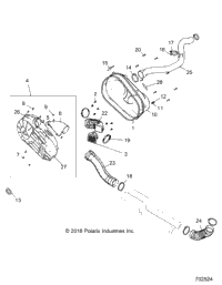 Drive Train, Clutch Cover And Ducting