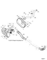 Drive Train, Clutch Cover And Ducting