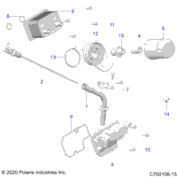 Engine, Dipstick And Oil Filter