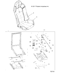 Body, Seat Asm. And 2Nd Slider R19rgs99c2/Pcf
