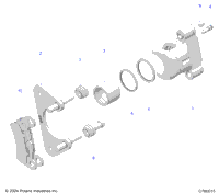 Brakes, Rear Caliper G25gxe99