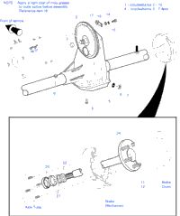 Read Axle And Hydraulic Brake Asm