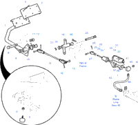 Brake Pedal - Cables