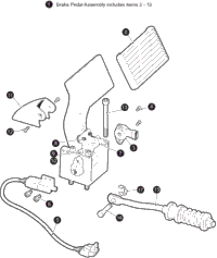 Brakes - Pedal Asm