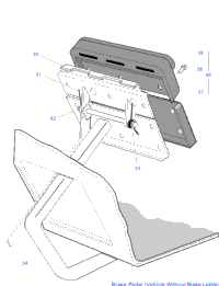 Brakes - Brake Pedal With Out Lights