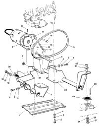 Engine And Starter Mounting