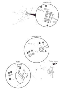 Electrical - Horn And Fuse Block