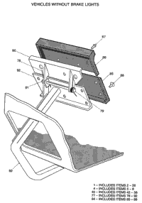 Brake Pedal (No Lights)