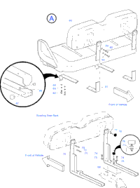 Seating - 4 Caddy Back Asm