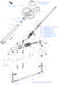 Front Suspension - Steering Asm (Jan 2001+)