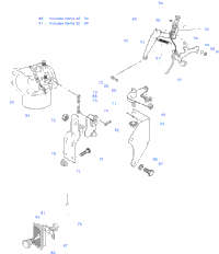 Accelerator - Choke Cable Linkage