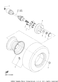Rear Axle & Wheel