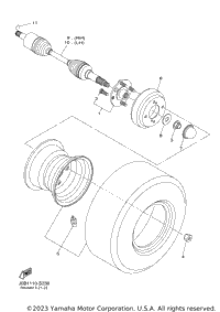Rear Axle & Wheel