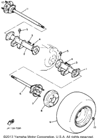 Rear Axle Wheel
