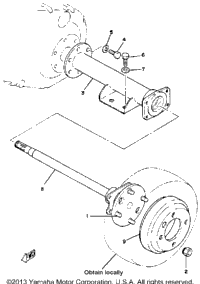 Rear Axle Wheel
