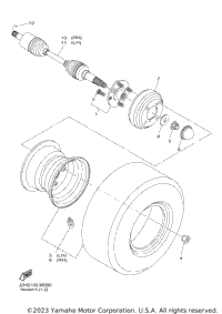Rear Axle & Wheel