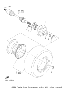 Rear Axle & Wheel