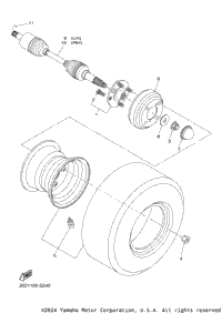 Rear Axle & Wheel