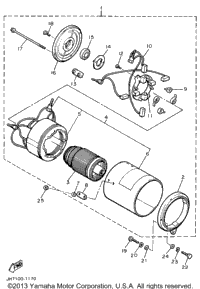 Starting Motor To Jh7-200148