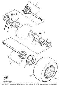 Rear Axle Wheel