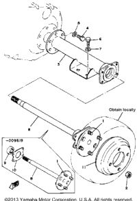 Rear Axle Wheel