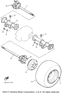 Rear Axle Wheel