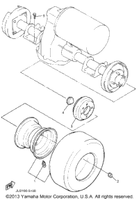 Rear Axle Mount Wheel