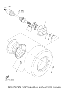 Rear Axle & Wheel