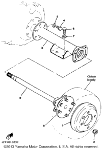 Rear Axle Wheel