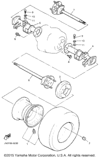 Rear Axle Wheel