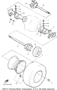 Rear Axle Wheel